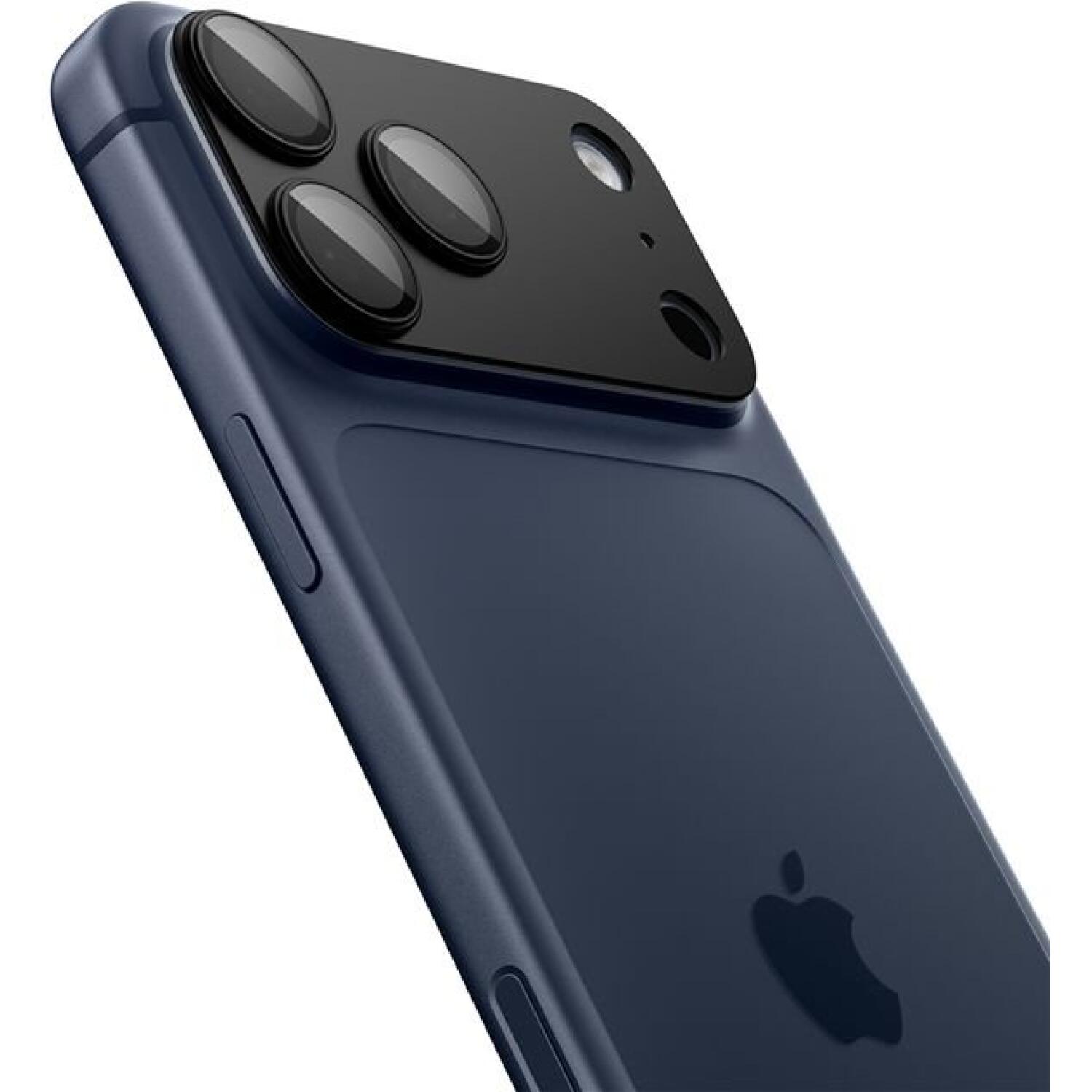 Tempered Glass iPhone 17 Pro Max Spigen GLAS.tR EZ Fit OPTIK Pro XL Camera Lens Protector Αντιχαρακτικό Γυαλί Προστασίας για Φακό Κάμερας Black