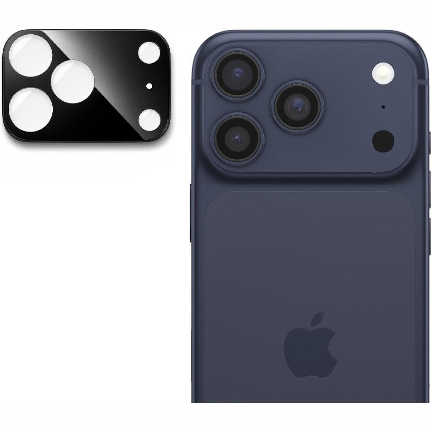 Tempered Glass iPhone 17 Pro Techsuit Full Camera Αντιχαρακτικό Γυαλί Προστασίας για Φακό Κάμερας Black