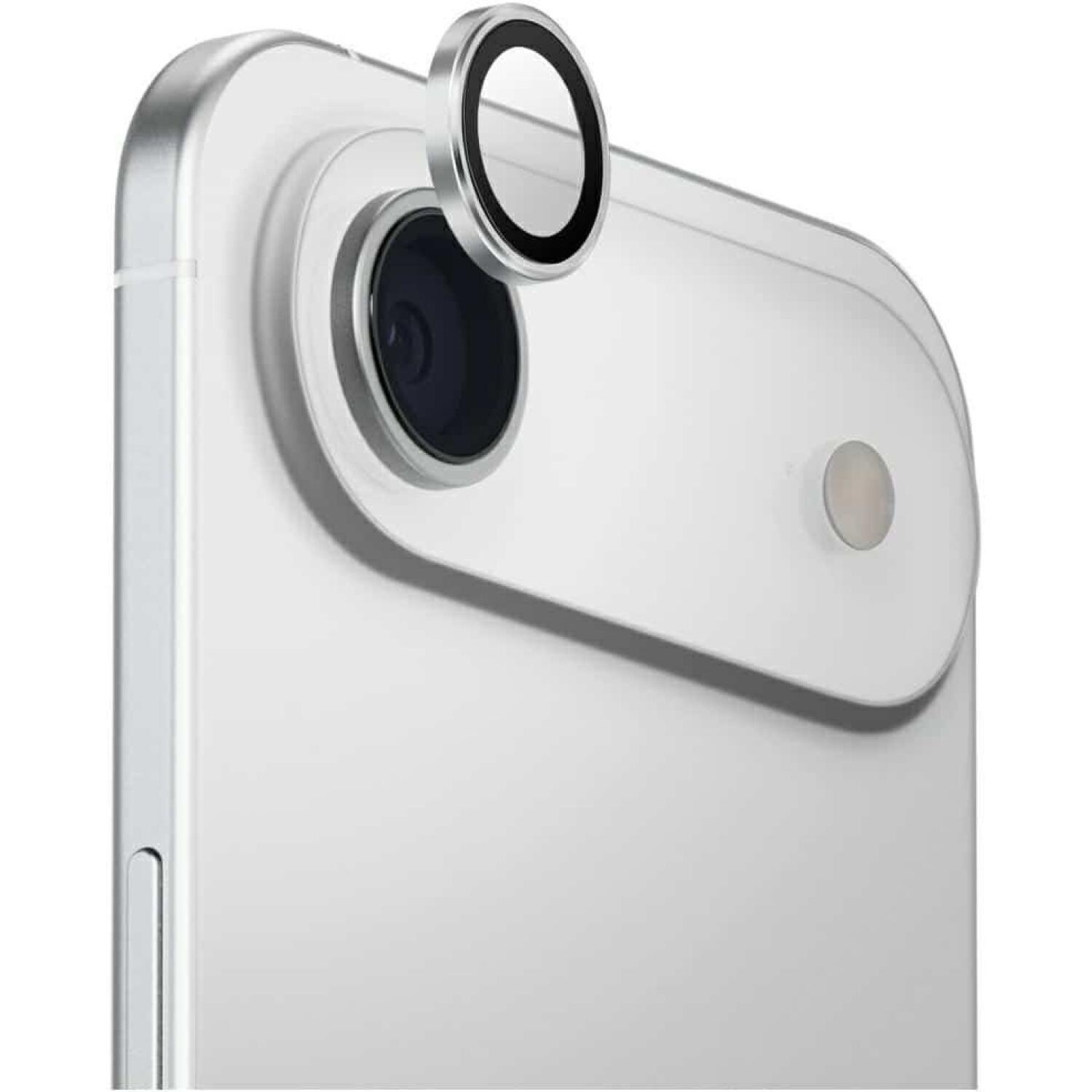 Tempered Glass iPhone Air Uniq Optix AluGuard Αντιχαρακτικό Γυαλί Προστασίας με Αλουμίνιο για Φακό Κάμερας - Starlight Silver (UNIQ-IP6.6(2025)-ALENSSIL)