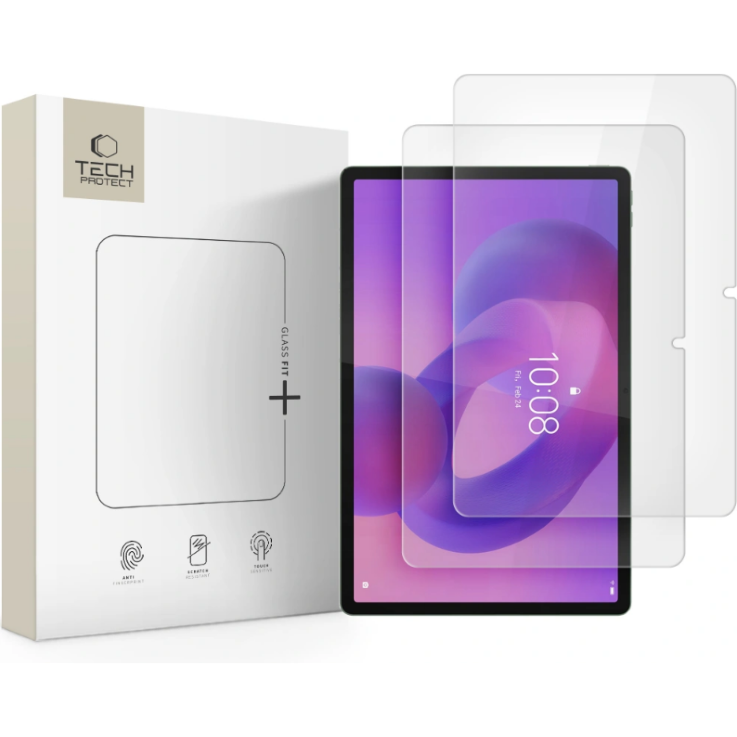 Tempered Glass Lenovo Idea Tab 11" TB-336 Tech-Protect Glass Fit+ Αντιχαρακτικό Γυαλί Προστασίας Οθόνης 2 Τεμάχια Clear
