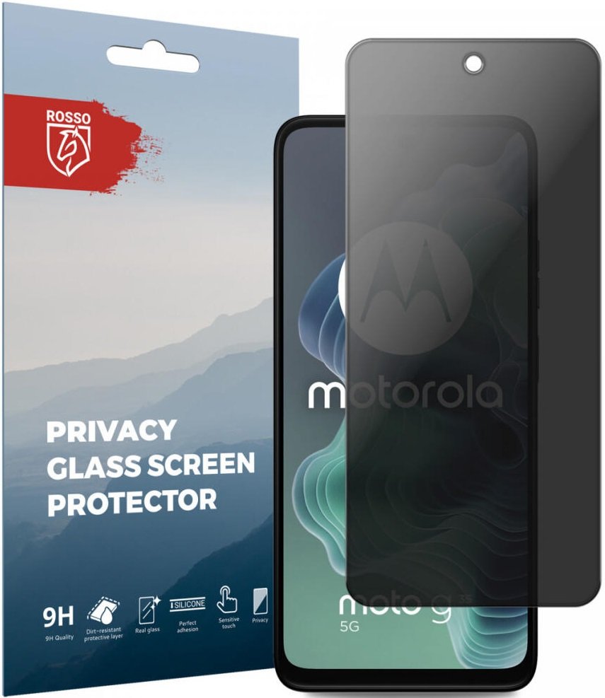 Tempered Glass Motorola Moto G35 Rosso Privacy Αντιχαρακτικό Γυαλί Προστασίας Απορρήτου Οθόνης
