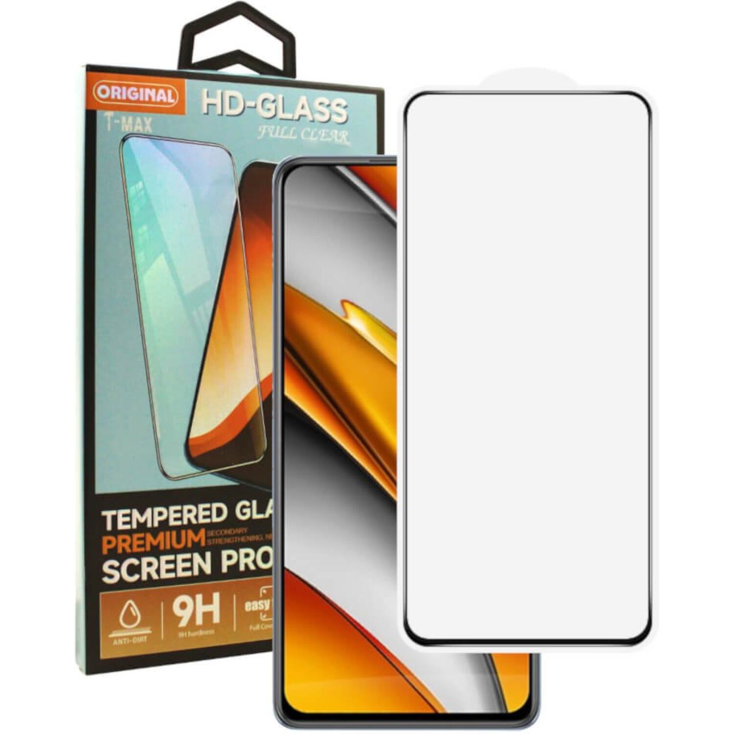 Tempered Glass Motorola Moto G56 T-Max Premium Full Glue Αντιχαρακτικό Γυαλί Προστασίας Οθόνης - Black (5206015085239)