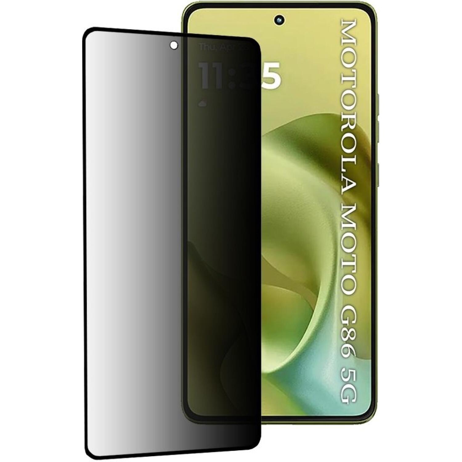 Tempered Glass Motorola Moto G86 / G86 Power Techsuit 111D Privacy Full Glue Full Face Αντιχαρακτικό Γυαλί Προστασίας Απορρήτου Οθόνης Black