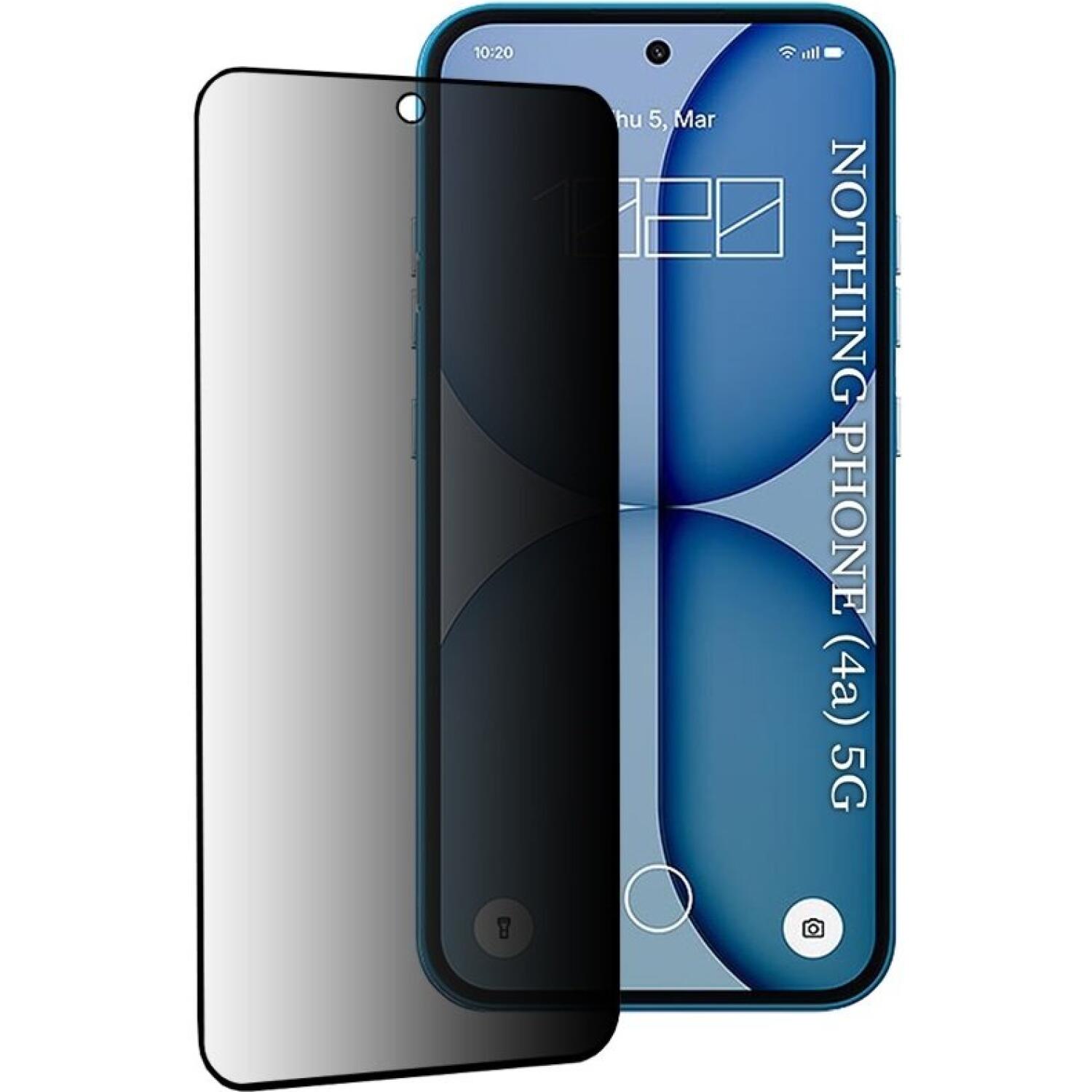 Tempered Glass Nothing Phone 4a Techsuit 111D Privacy Full Glue Full Face Αντιχαρακτικό Γυαλί Προστασίας Απορρήτου Οθόνης Black