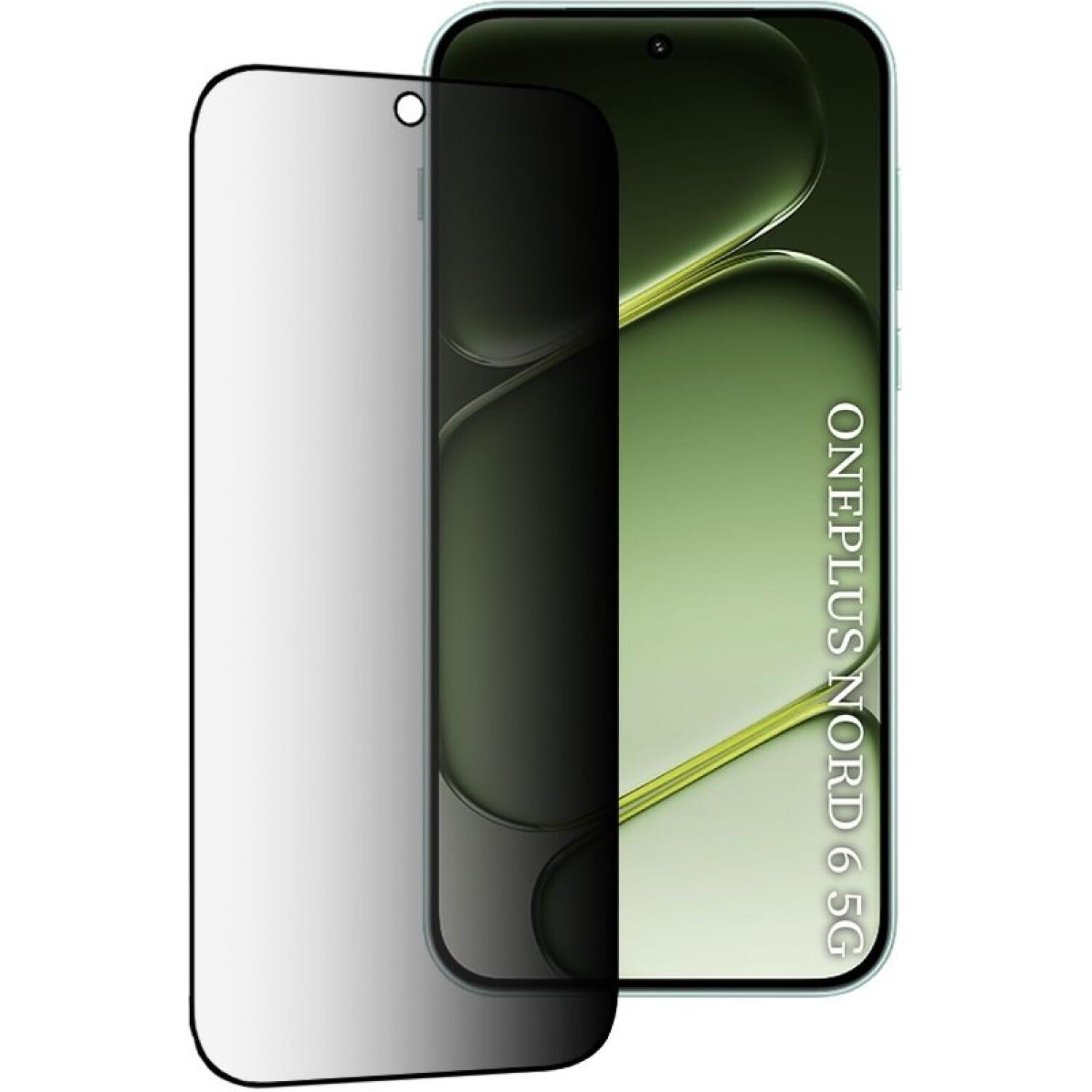 Tempered Glass OnePlus Nord 6 Techsuit 111D Privacy Full Glue Full Face Αντιχαρακτικό Γυαλί Προστασίας Απορρήτου Οθόνης Black