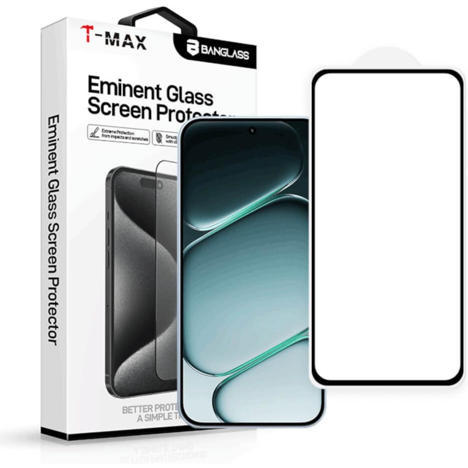 Tempered Glass OnePlus Nord CE6 T-Max Premium Full Glue Αντιχαρακτικό Γυαλί Προστασίας Οθόνης Black