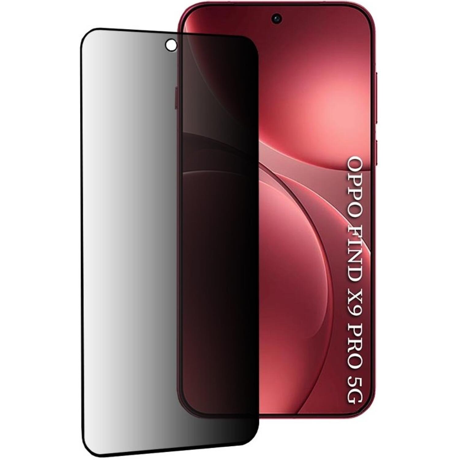 Tempered Glass Oppo Find X9 Pro Techsuit 111D Privacy Full Glue Full Face Αντιχαρακτικό Γυαλί Προστασίας Απορρήτου Οθόνης Black