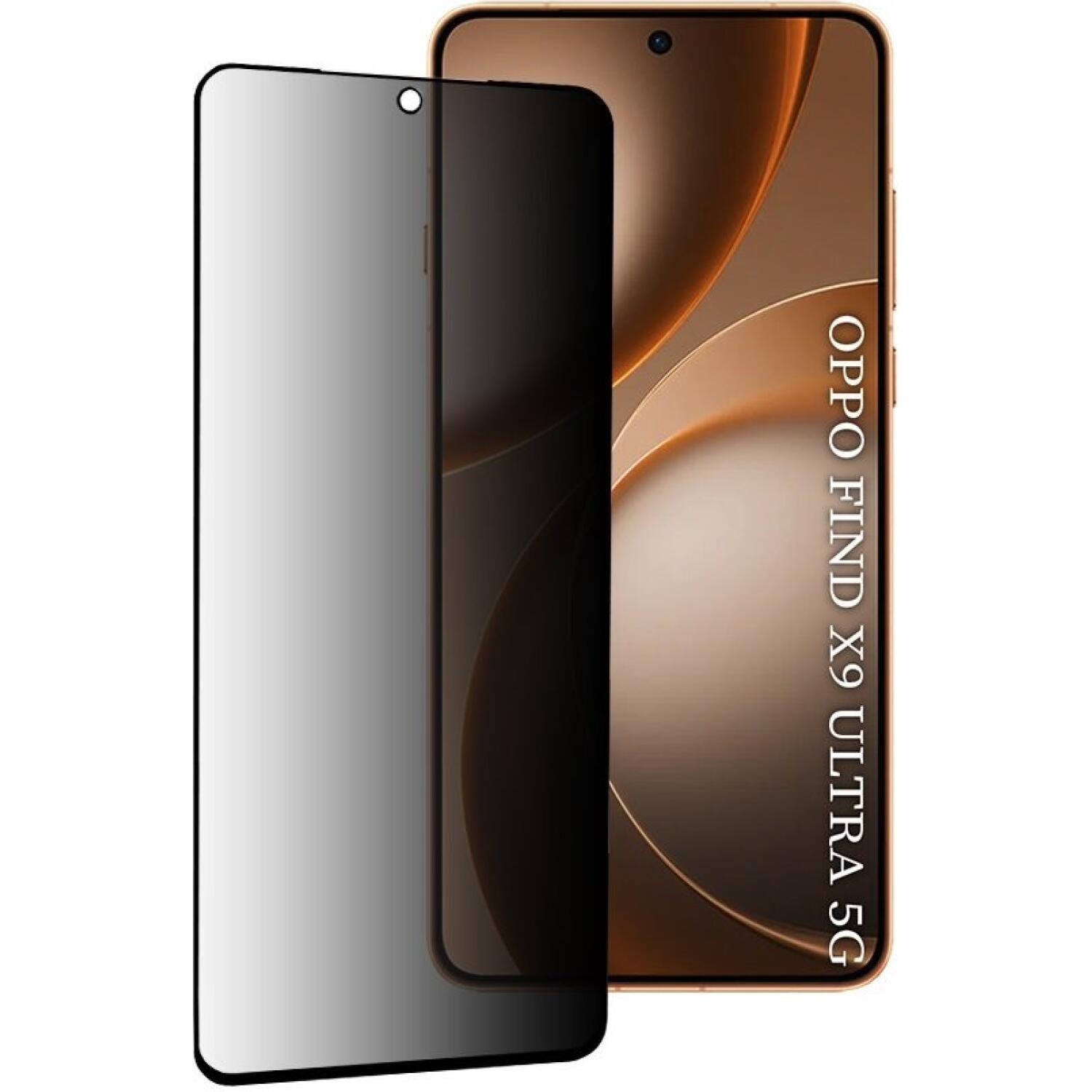 Tempered Glass Oppo Find X9 Ultra Techsuit 111D Privacy Full Glue Full Face Αντιχαρακτικό Γυαλί Προστασίας Απορρήτου Οθόνης Black