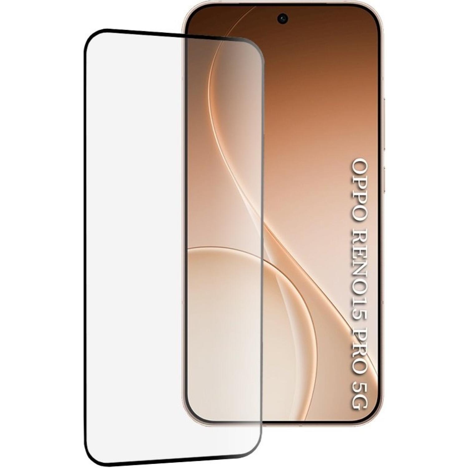 Tempered Glass Oppo Reno15 Pro Techsuit 111D Full Glue Full Face Αντιχαρακτικό Γυαλί Προστασίας Οθόνης Black