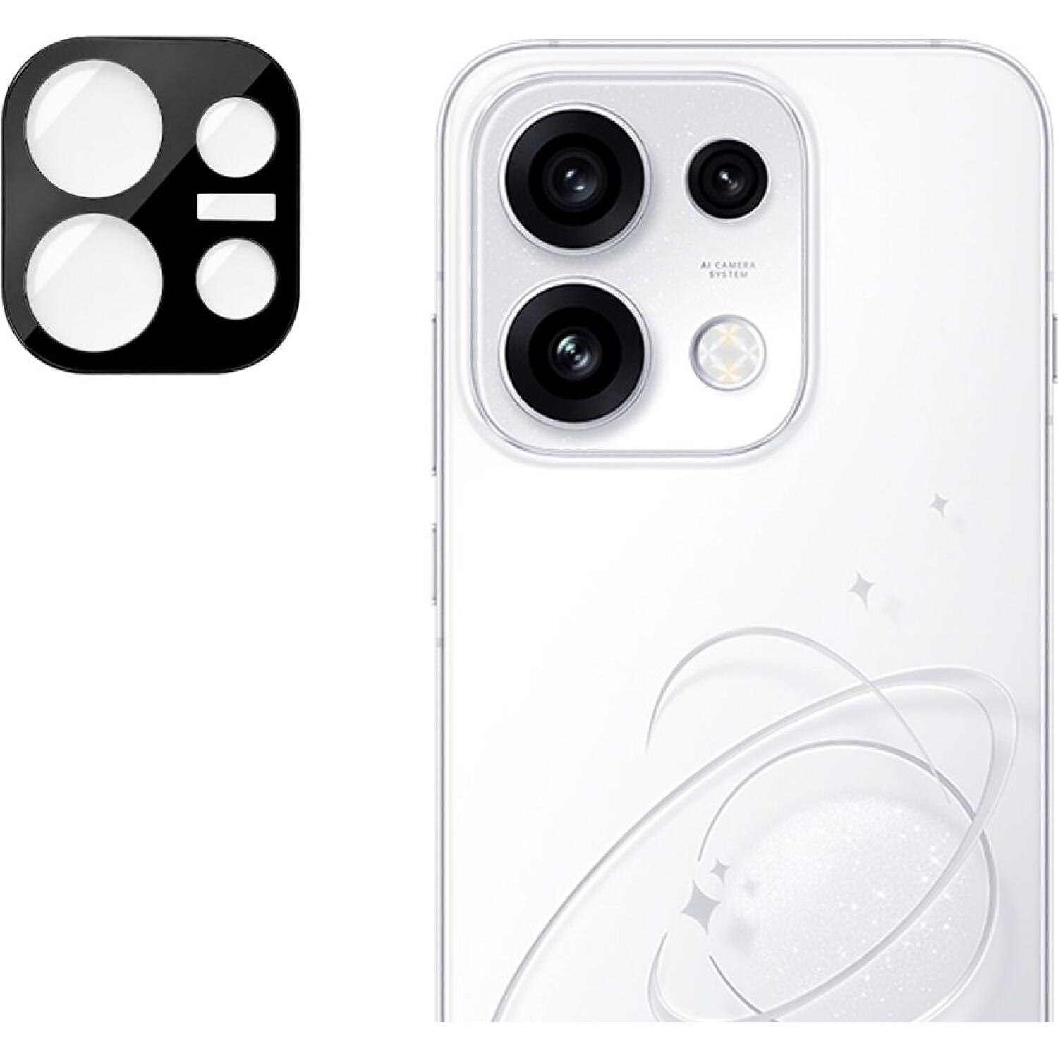 Tempered Glass Oppo Reno16 Pro Techsuit Full Camera Αντιχαρακτικό Γυαλί Προστασίας για Φακό Κάμερας Black