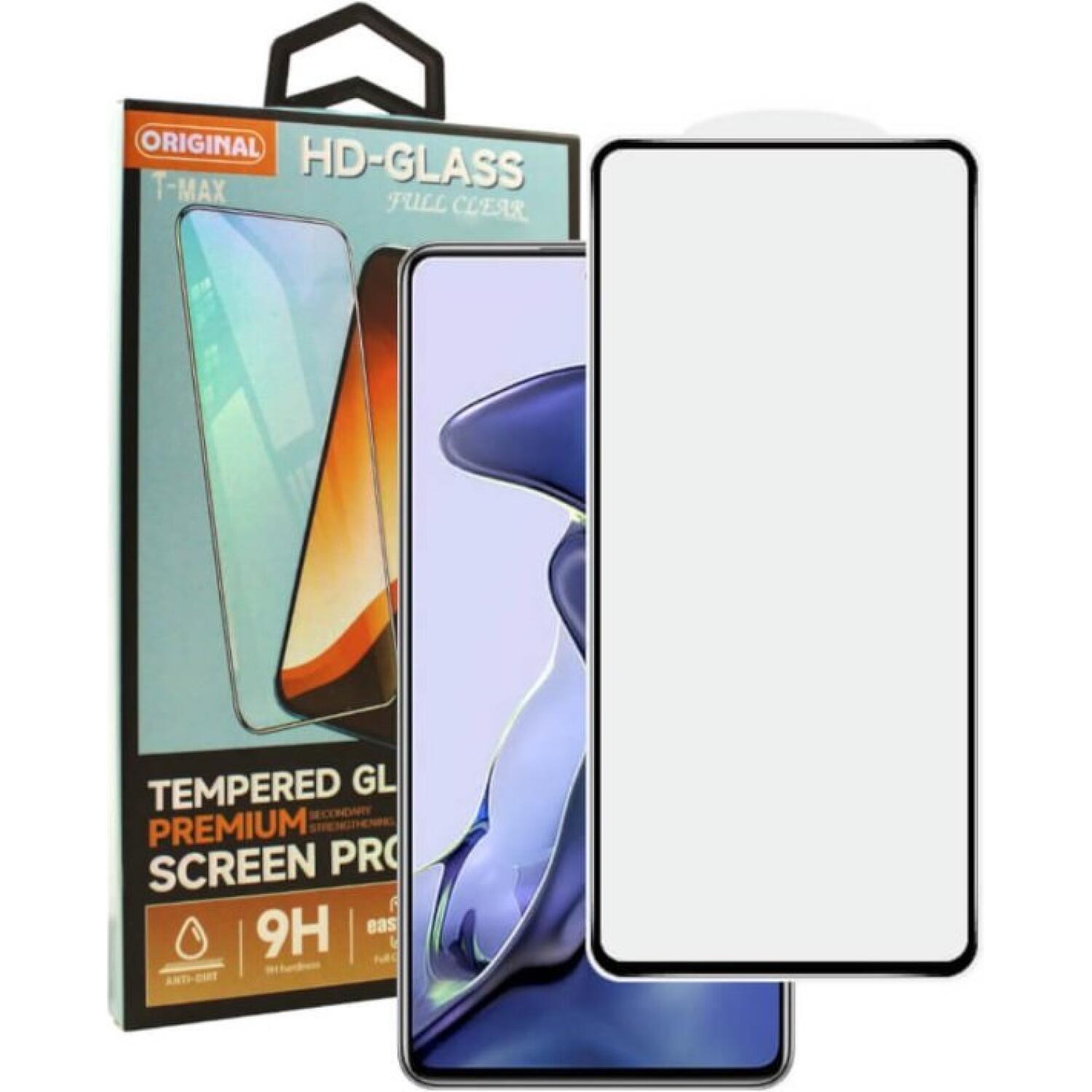 Tempered Glass Realme 14T 5G T-Max Premium Full Glue Αντιχαρακτικό Γυαλί Προστασίας Οθόνης Black