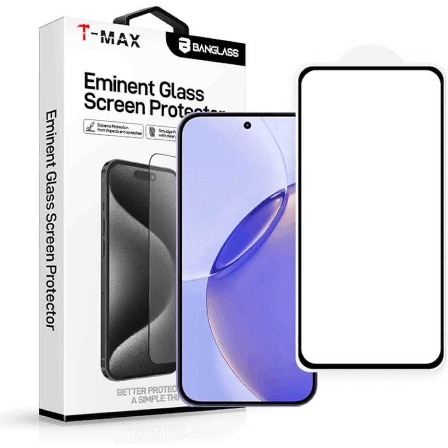 Tempered Glass Realme 16 Pro T-Max Premium Full Glue Αντιχαρακτικό Γυαλί Προστασίας Οθόνης Black