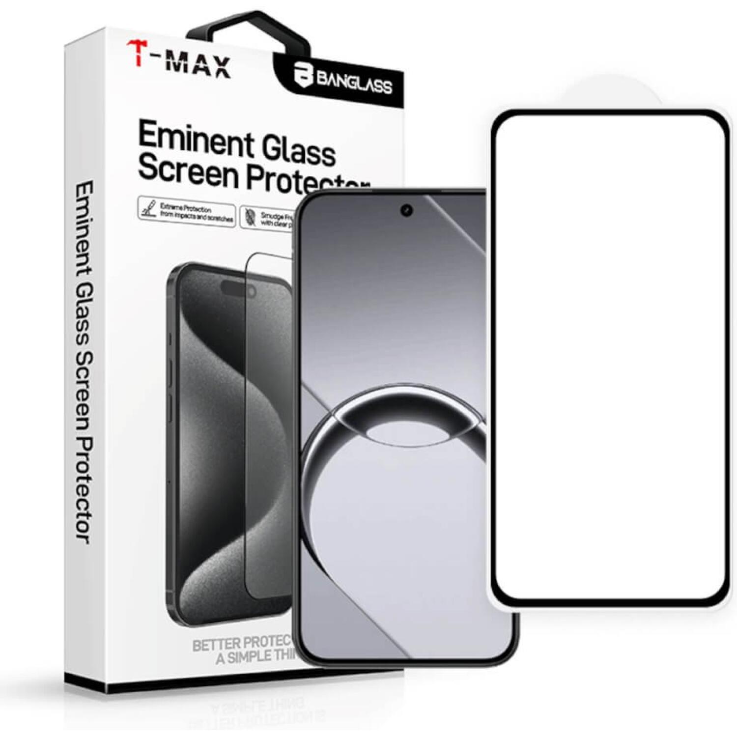 Tempered Glass Realme 16 T-Max Premium Full Glue Αντιχαρακτικό Γυαλί Προστασίας Οθόνης Black