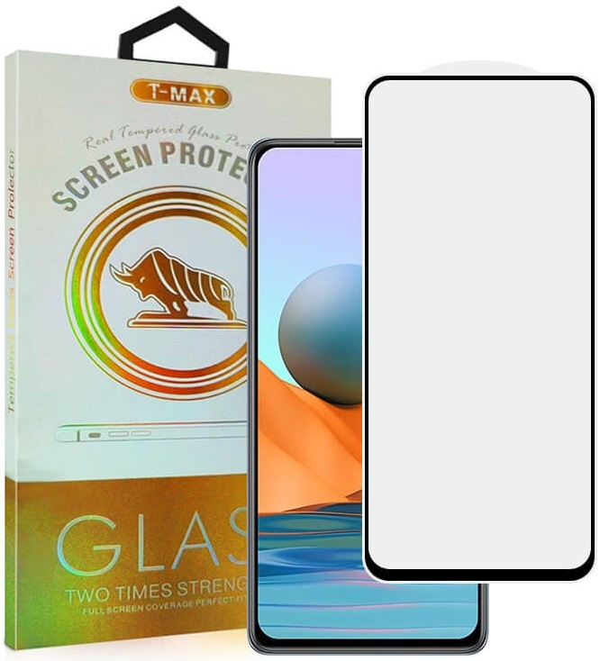 Tempered Glass Realme C63 4G T-Max Premium Full Glue Αντιχαρακτικό Γυαλί Προστασίας Οθόνης - Black (5206015080319)
