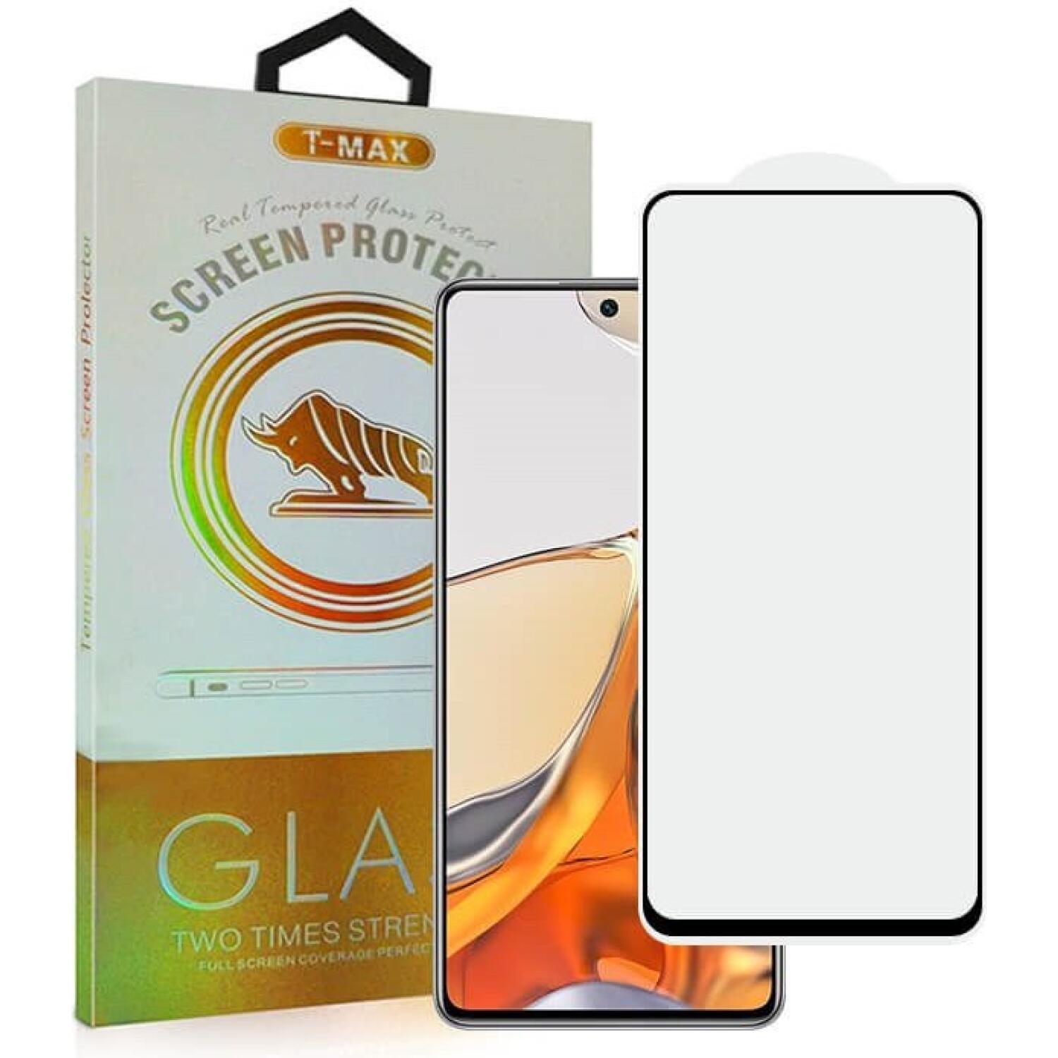 Tempered Glass Realme C67 4G T-Max Premium Full Glue Αντιχαρακτικό Γυαλί Προστασίας Οθόνης Black