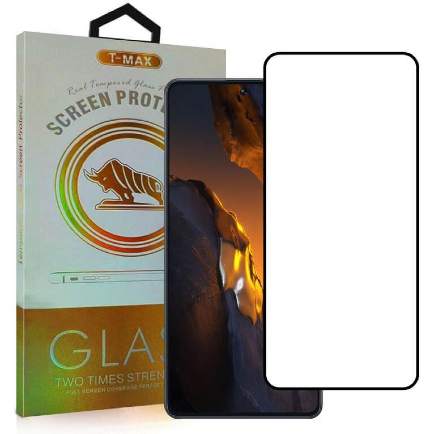 Tempered Glass Realme GT 7 / GT 7T T-Max Premium Full Glue Αντιχαρακτικό Γυαλί Προστασίας Οθόνης Black