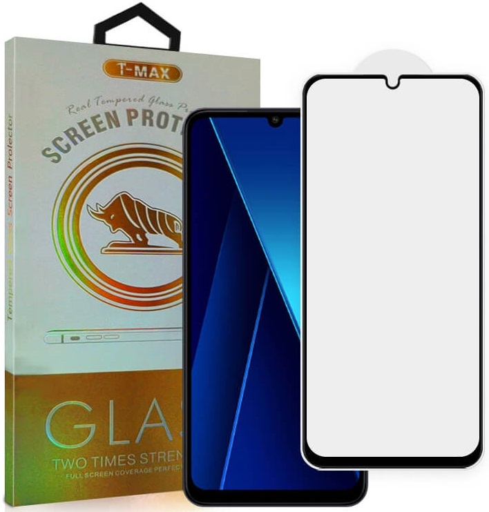 Tempered Glass Samsung Galaxy A15 T-Max Premium Full Glue Αντιχαρακτικό Γυαλί Προστασίας Οθόνης - Black (5206015080326)