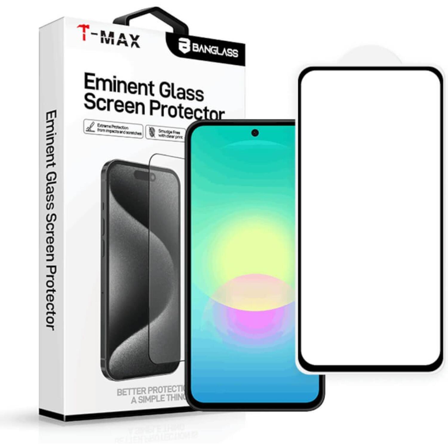 Tempered Glass Samsung Galaxy A27 T-Max Premium Full Glue Αντιχαρακτικό Γυαλί Προστασίας Οθόνης Black