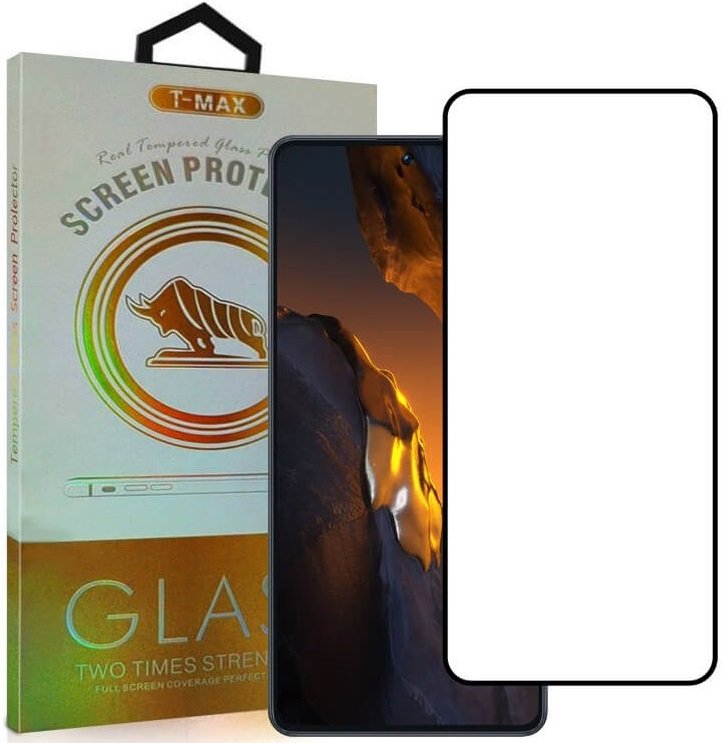 Tempered Glass Samsung Galaxy A36 T-Max Premium Full Glue Αντιχαρακτικό Γυαλί Προστασίας Οθόνης Black