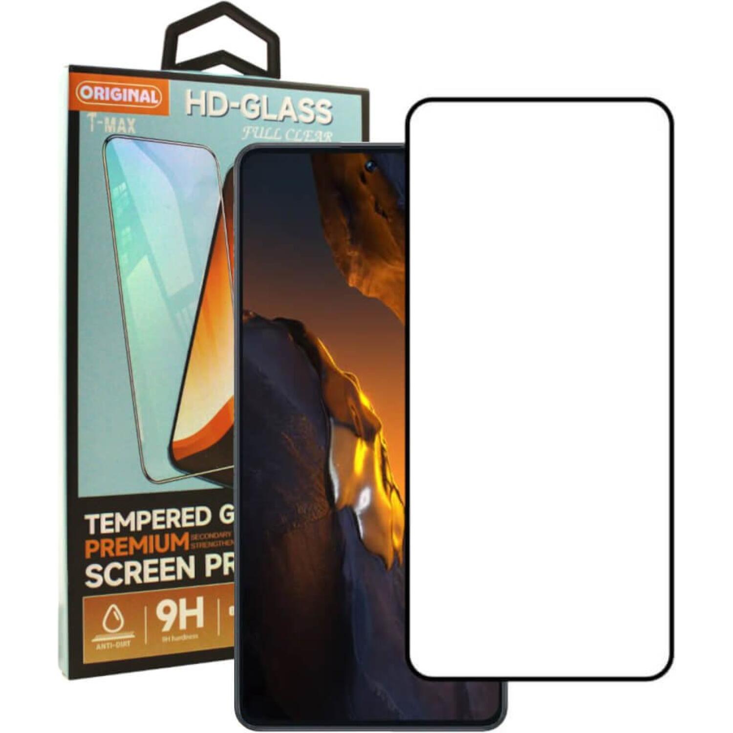 Tempered Glass Samsung Galaxy A36 T-Max Premium Full Glue Αντιχαρακτικό Γυαλί Προστασίας Οθόνης Black