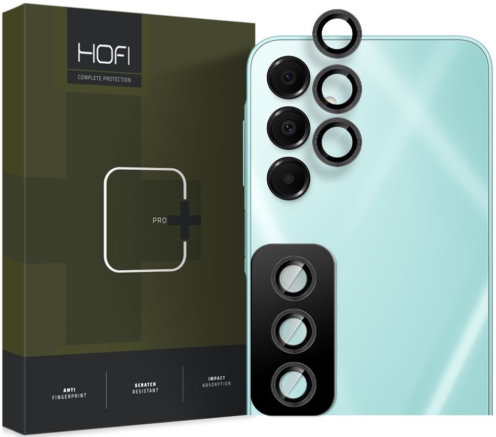 Tempered Glass Samsung Galaxy S24 FE Hofi Camring Pro+ Αντιχαρακτικό Γυαλί Προστασίας για Φακό Κάμερας Black