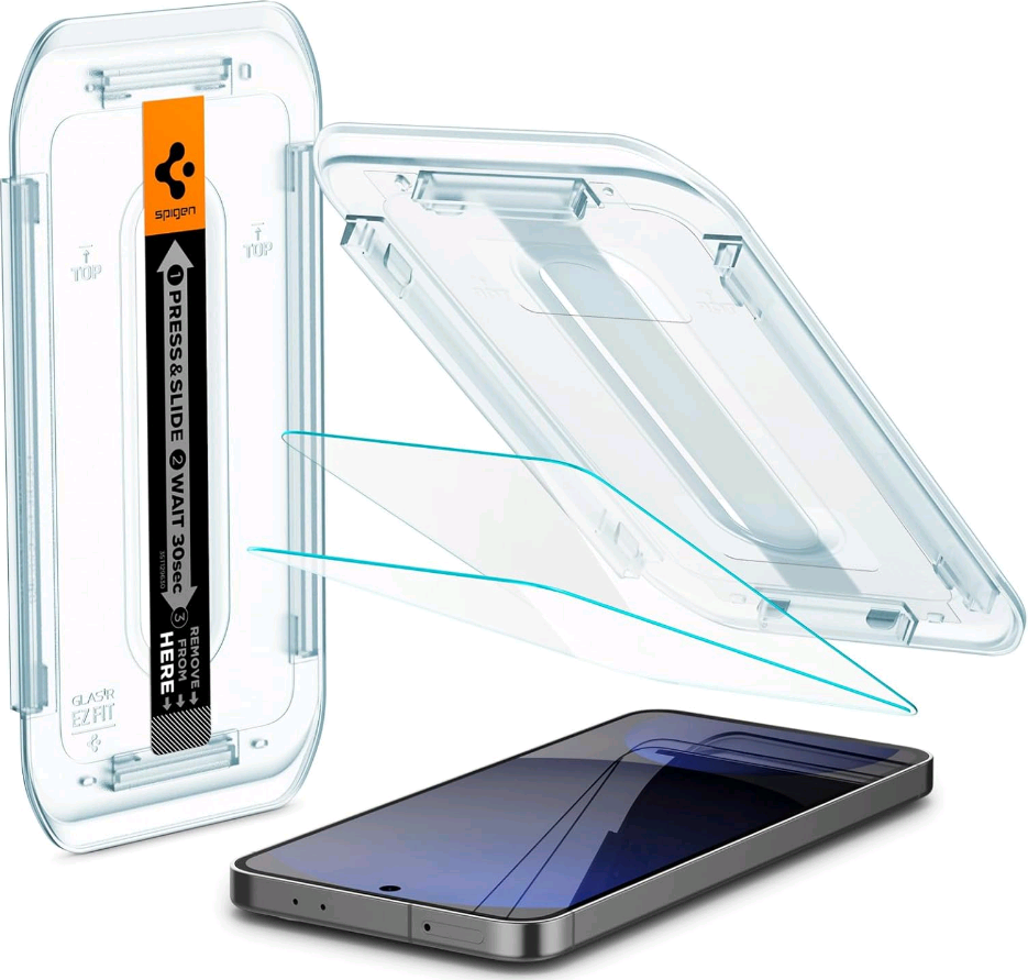 Tempered Glass Samsung Galaxy S24 FE / A56 Spigen GLAS.tR EZ Fit Αντιχαρακτικό Γυαλί Προστασίας Οθόνης 2 Τεμάχια Clear
