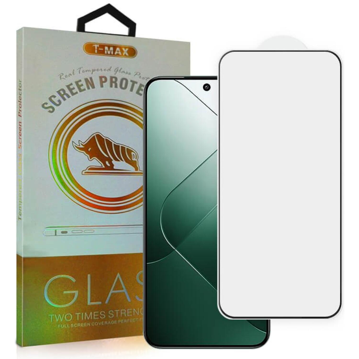 Tempered Glass Samsung Galaxy S25 Edge T-Max Premium Full Glue Αντιχαρακτικό Γυαλί Προστασίας Οθόνης Black