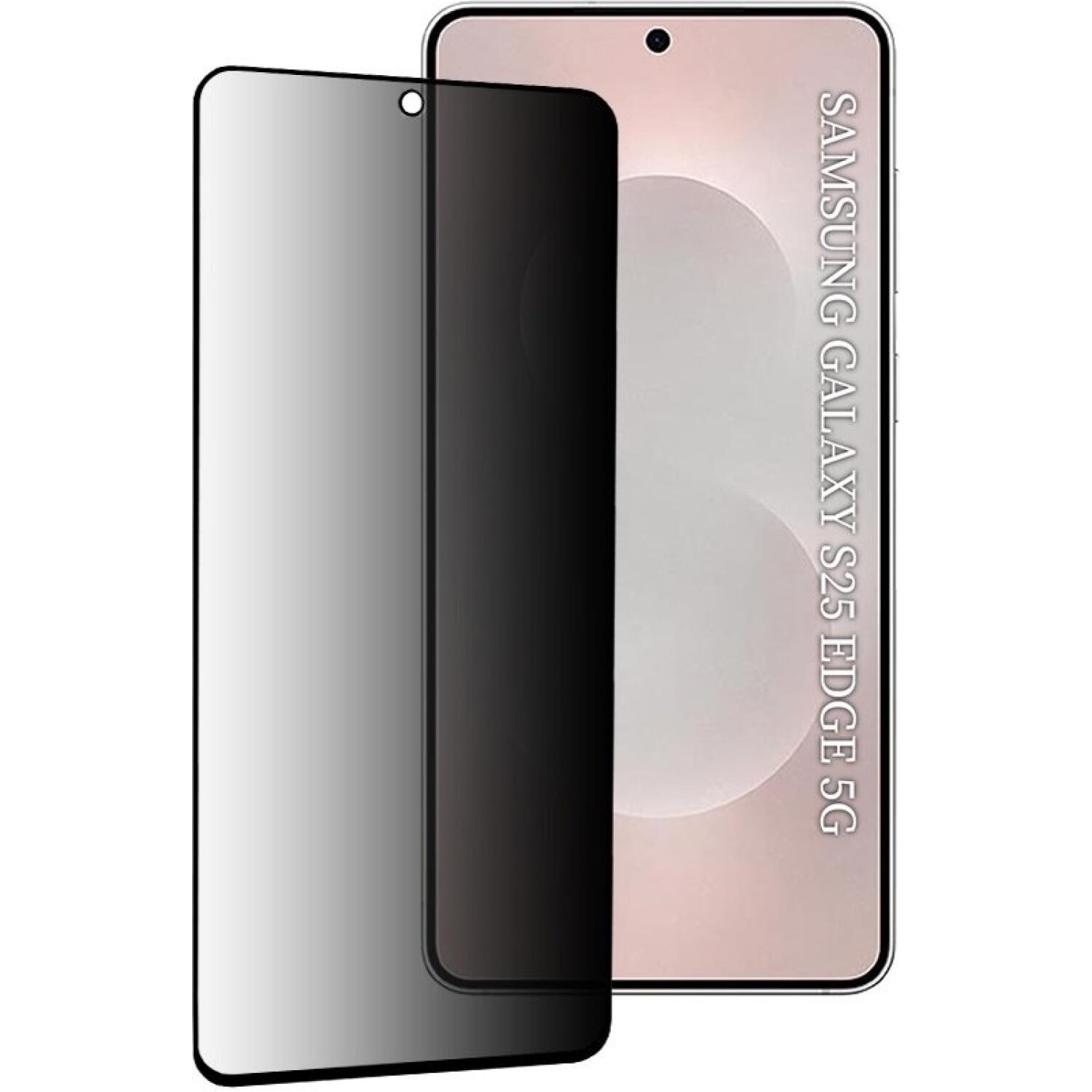 Tempered Glass Samsung Galaxy S25 Edge Techsuit 111D Privacy Full Glue Full Face Αντιχαρακτικό Γυαλί Προστασίας Απορρήτου Οθόνης Black