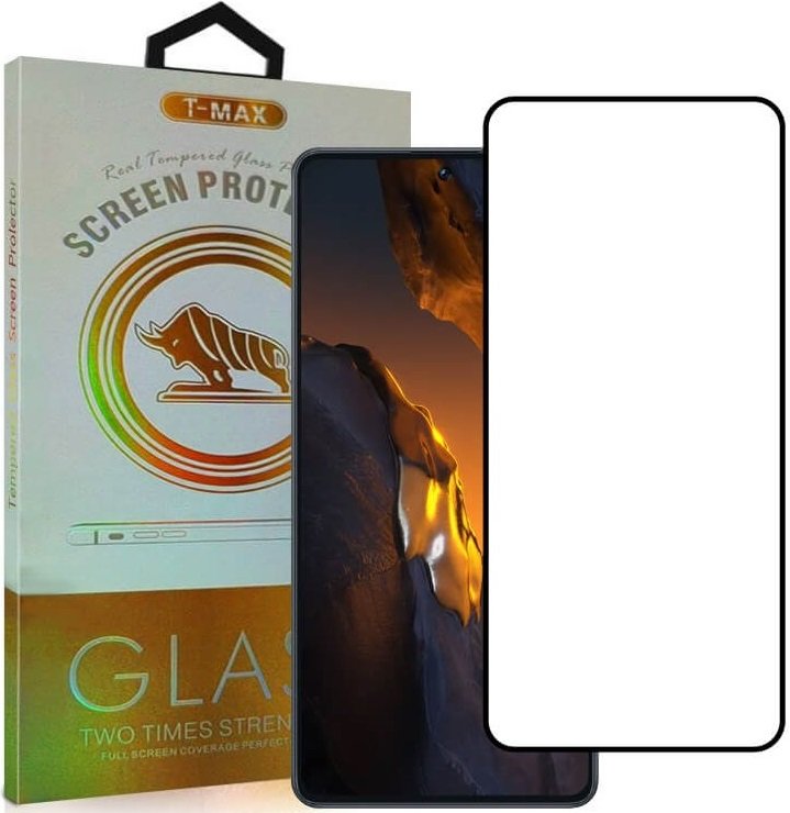 Tempered Glass Samsung Galaxy S25 Plus T-Max Premium Full Glue Αντιχαρακτικό Γυαλί Προστασίας Οθόνης Black