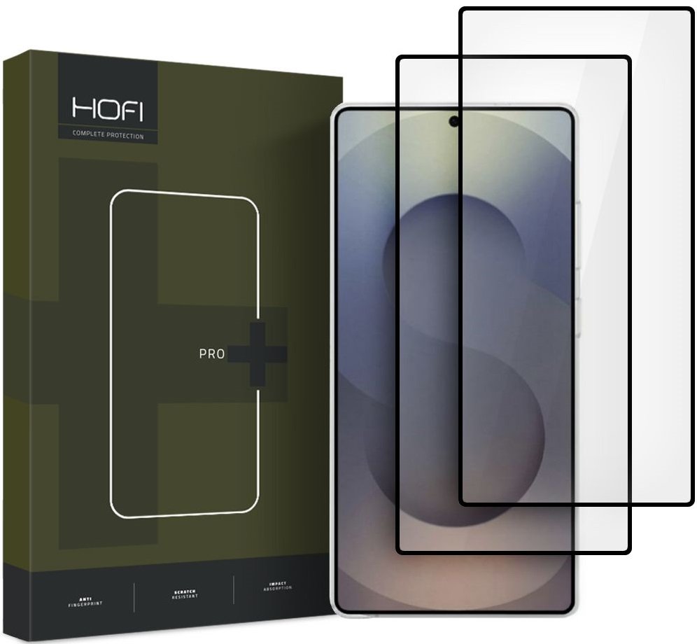 Tempered Glass Samsung Galaxy S25 Ultra Hofi Premium Pro+ Αντιχαρακτικό Γυαλί Προστασίας FullFace Οθόνης 2 Τεμάχια Black