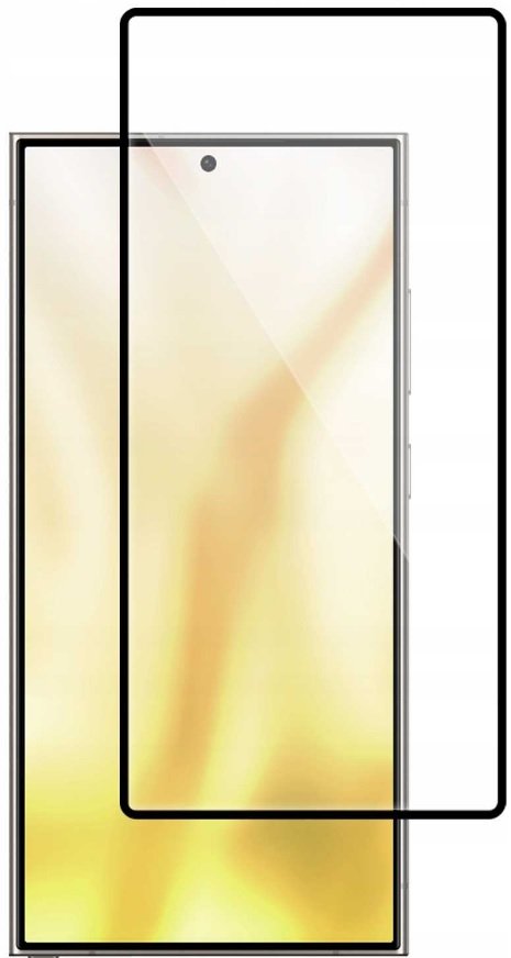 Tempered Glass Samsung Galaxy S25 Ultra Spacecase Full Cover Glass Full Face Αντιχαρακτικό Γυαλί Προστασίας Οθόνης Black