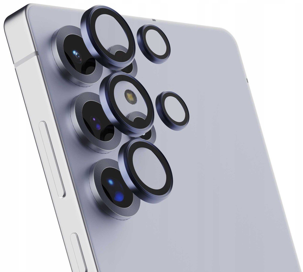 Tempered Glass Samsung Galaxy S25 Ultra Spacecase QuickFit Camera Glass Αντιχαρακτικό Γυαλί Προστασίας για Φακό Κάμερας 2 Τεμάχια Blue