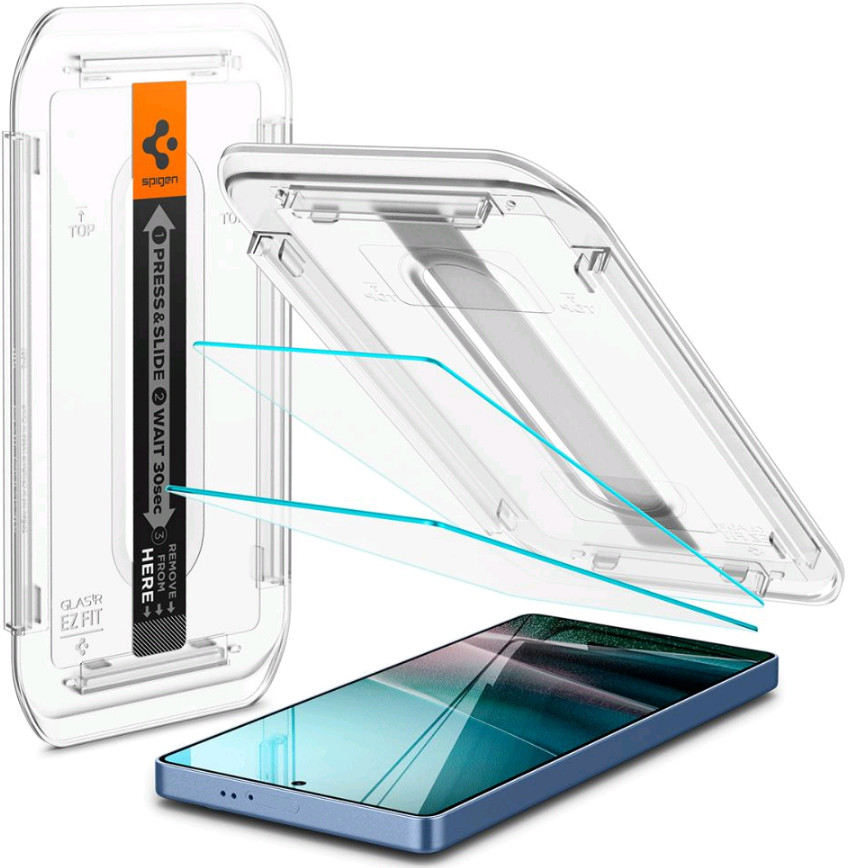 Tempered Glass Samsung Galaxy S25 Ultra Spigen GLAS.tR EZ Fit HD Αντιχαρακτικό Γυαλί Οθόνης 2 Τεμάχια Clear