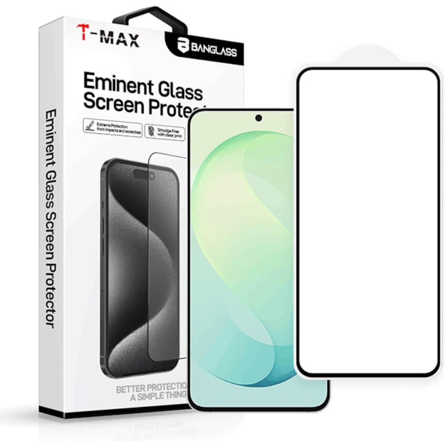 Tempered Glass Samsung Galaxy S26 FE T-Max Premium Full Glue Αντιχαρακτικό Γυαλί Προστασίας Οθόνης Black