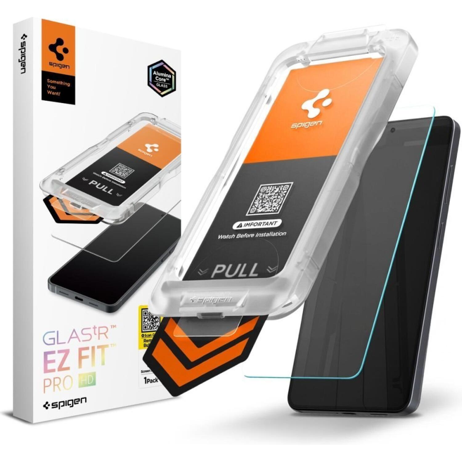 Tempered Glass Samsung Galaxy S26 Spigen GLAS.tR EZ Fit Pro HD AluminaCore 10H+ Ανθεκτικό Αντιχαρακτικό Γυαλί Προστασίας Οθόνης Clear 