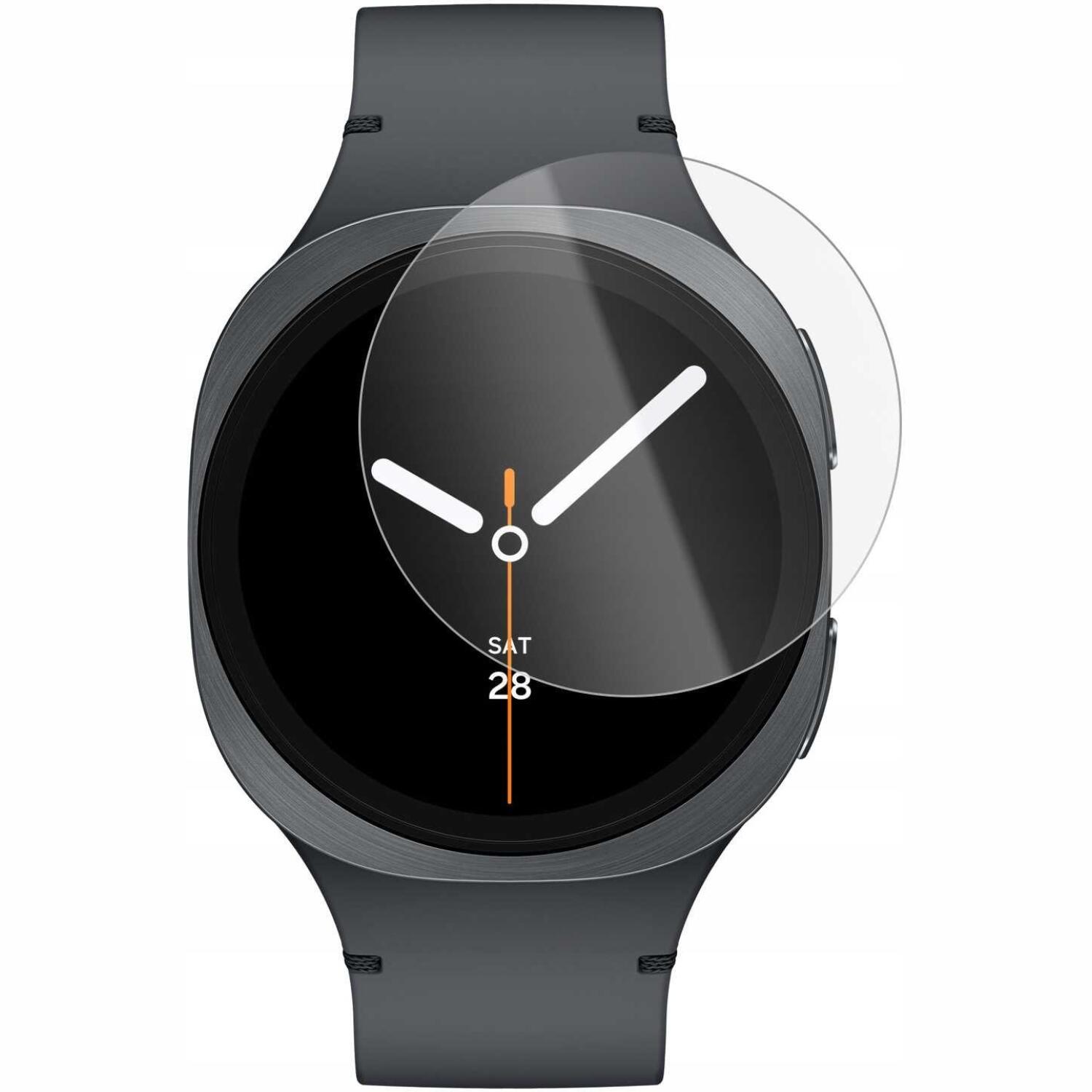 Tempered Glass Samsung Galaxy Watch 8 40mm Spacecase Smartwatch Glass 2.5D Αντιχαρακτικό Γυαλί Προστασίας Οθόνης Clear
