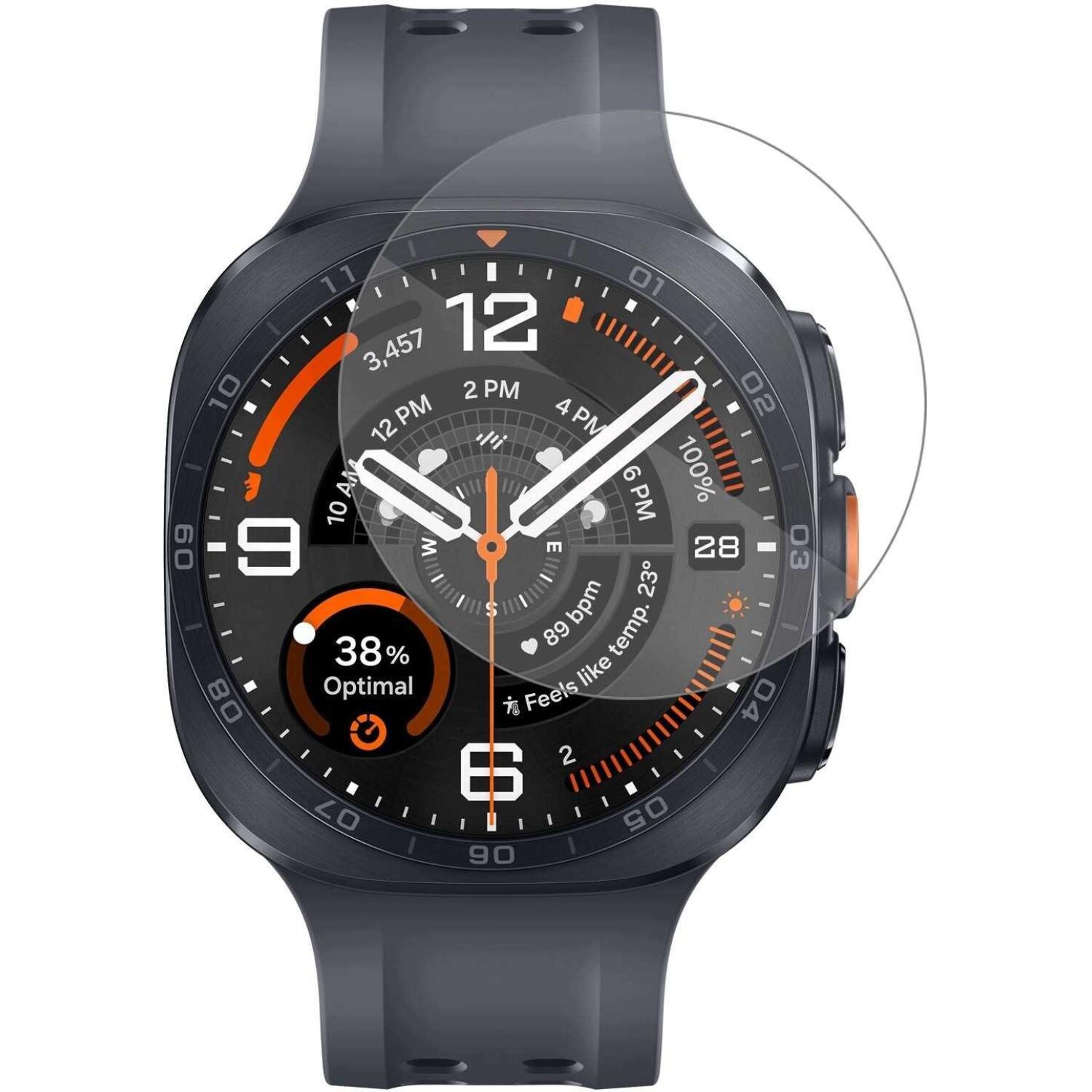 Tempered Glass Samsung Galaxy Watch Ultra2 2026 47mm Spacecase Smartwatch Glass 2.5D Αντιχαρακτικό Γυαλί Προστασίας Οθόνης Clear