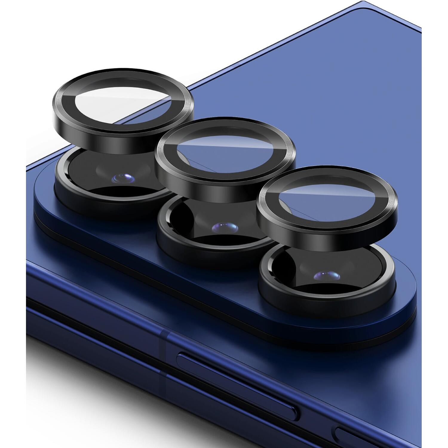 Tempered Glass Samsung Galaxy Z Fold7 Ringke Camera Lens Frame Glass Αντιχαρακτικό Γυαλί Προστασίας για Φακό Κάμερας 2 Τεμάχια Black