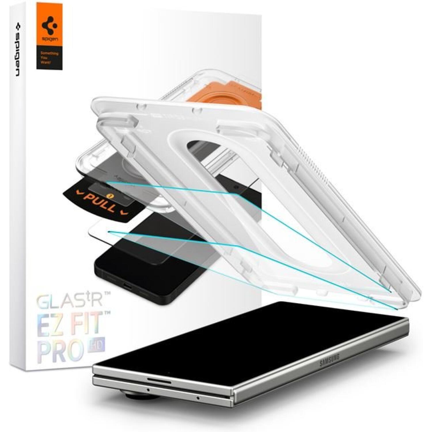 Tempered Glass Samsung Galaxy Z Fold7 Spigen GLAS.tR EZ Fit Pro HD Αντιχαρακτικό Γυαλί Προστασίας Εξωτερικής Οθόνης 2 Τεμάχια Clear