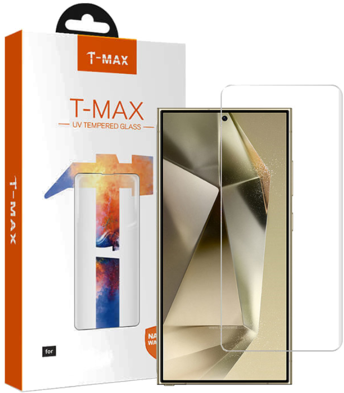 Tempered Glass Σύστημα Προστασίας Οθόνης - Samsung Galaxy S24 Ultra - T-MAX Liquid Full Glue 3D