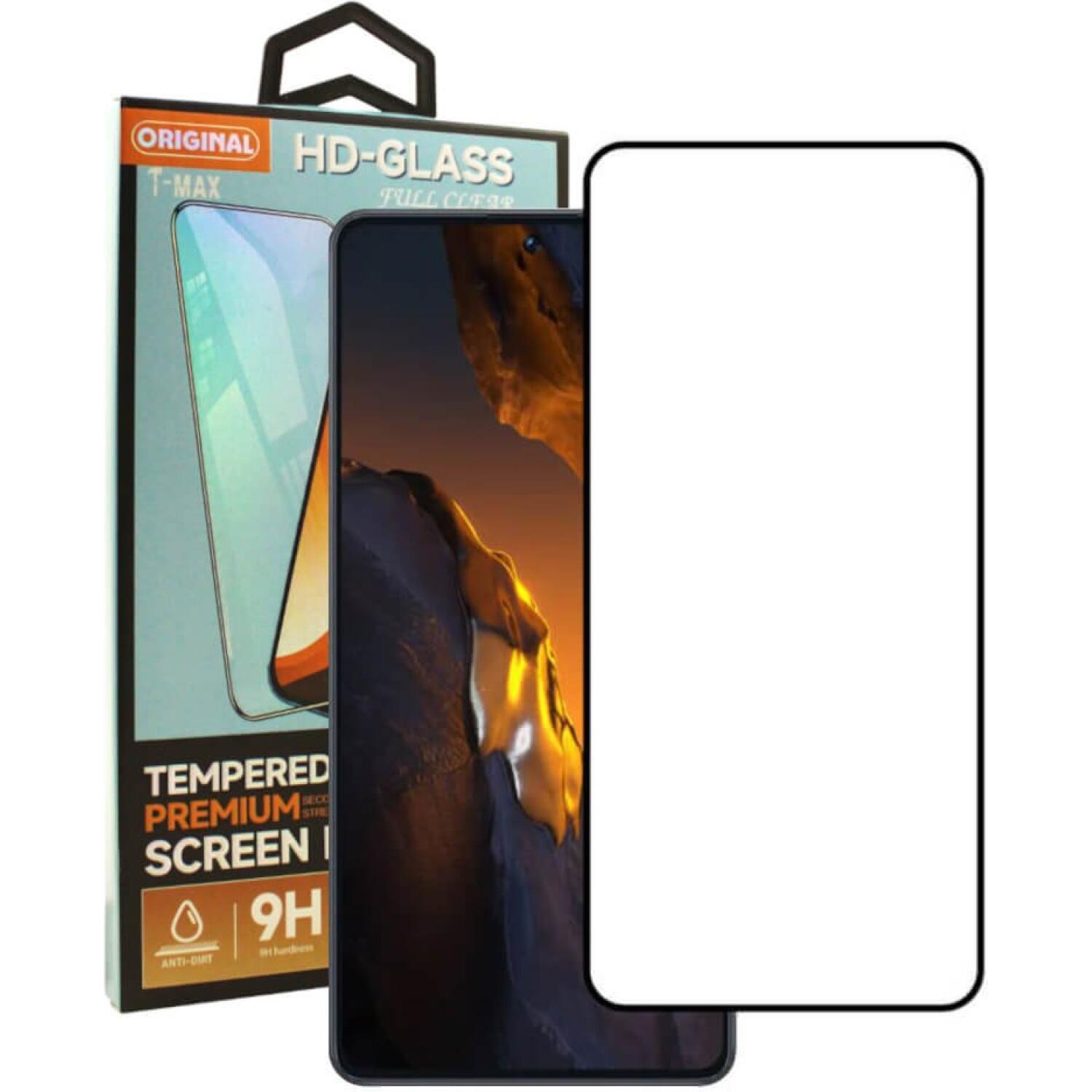 Tempered Glass Xiaomi 14T / 14T Pro T-Max Premium Full Glue Αντιχαρακτικό Γυαλί Προστασίας Οθόνης - Black (5206015080333)