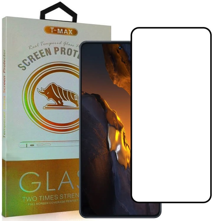 Tempered Glass Xiaomi 15 T-Max Premium Full Glue Αντιχαρακτικό Γυαλί Προστασίας Οθόνης Black