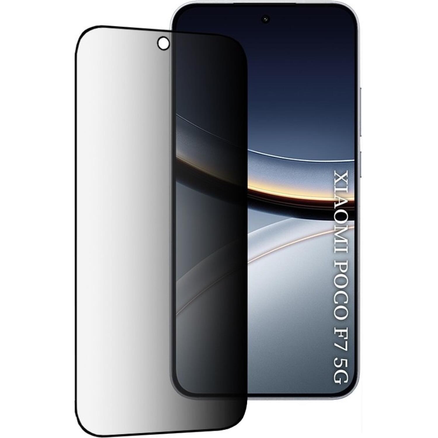 Tempered Glass Xiaomi Poco F7 Techsuit 111D Privacy Full Glue Full Face Αντιχαρακτικό Γυαλί Προστασίας Απορρήτου Οθόνης Black