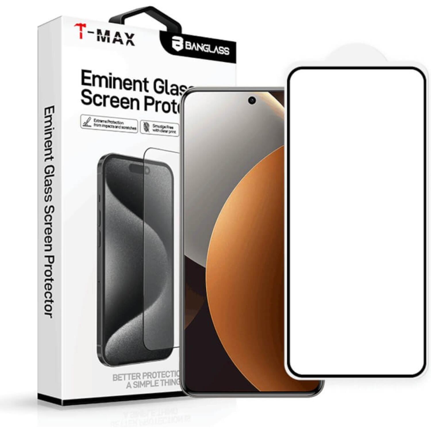 Tempered Glass Xiaomi Poco F8 Pro T-Max Premium Full Glue Αντιχαρακτικό Γυαλί Προστασίας Οθόνης Black