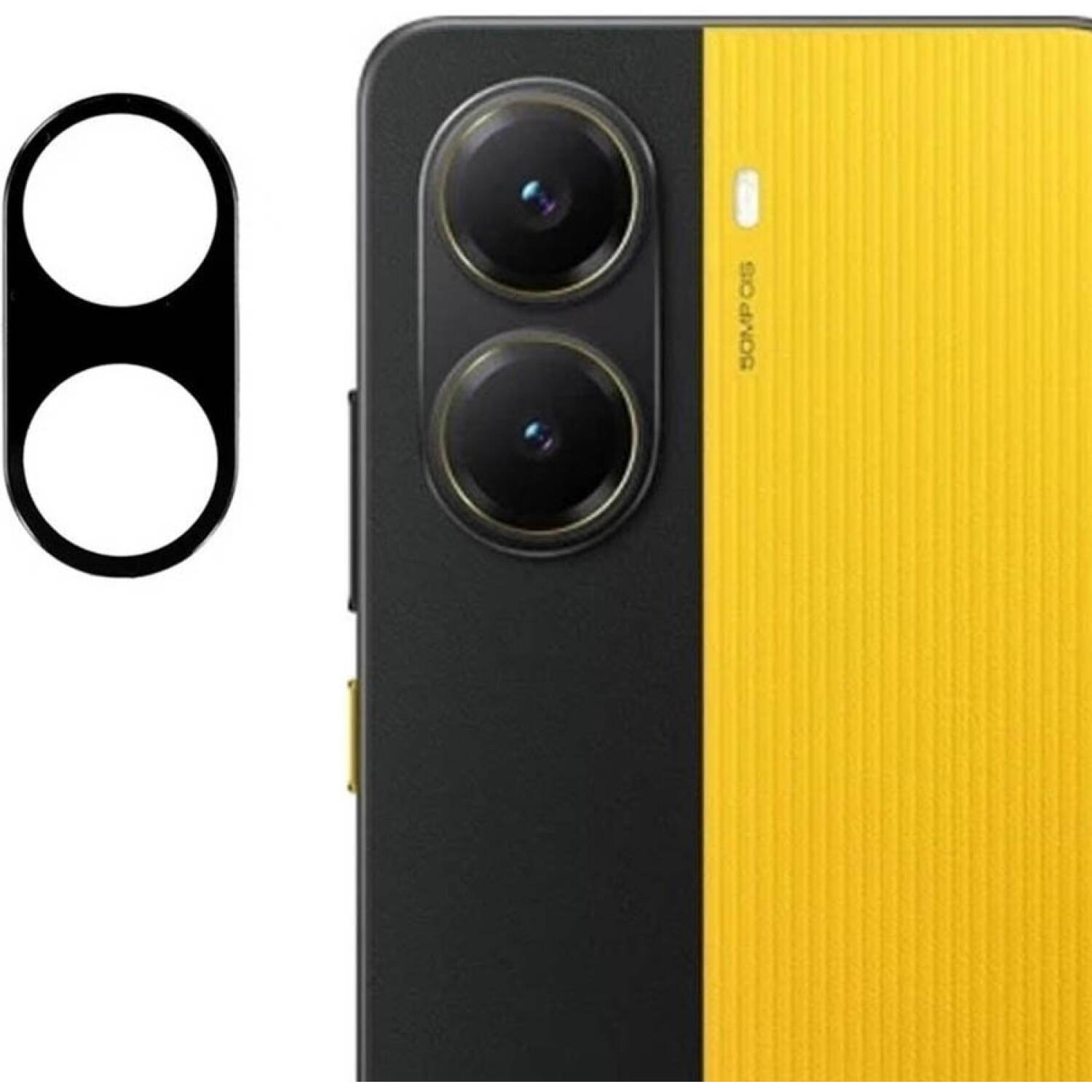 Tempered Glass Xiaomi Poco X7 Pro Techsuit Full Camera Αντιχαρακτικό Γυαλί Προστασίας για Φακό Κάμερας Black