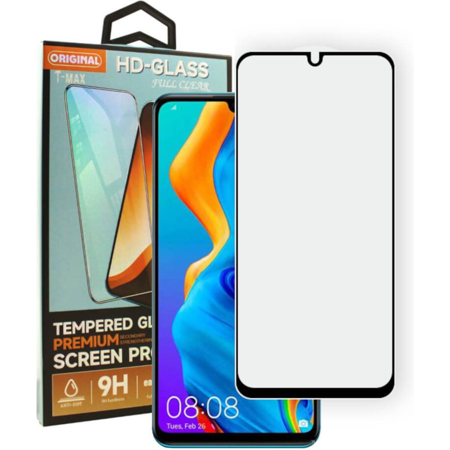 Tempered Glass Xiaomi Redmi 15C 5G T-Max Premium Full Glue Αντιχαρακτικό Γυαλί Προστασίας Οθόνης - Black (5206015085369)