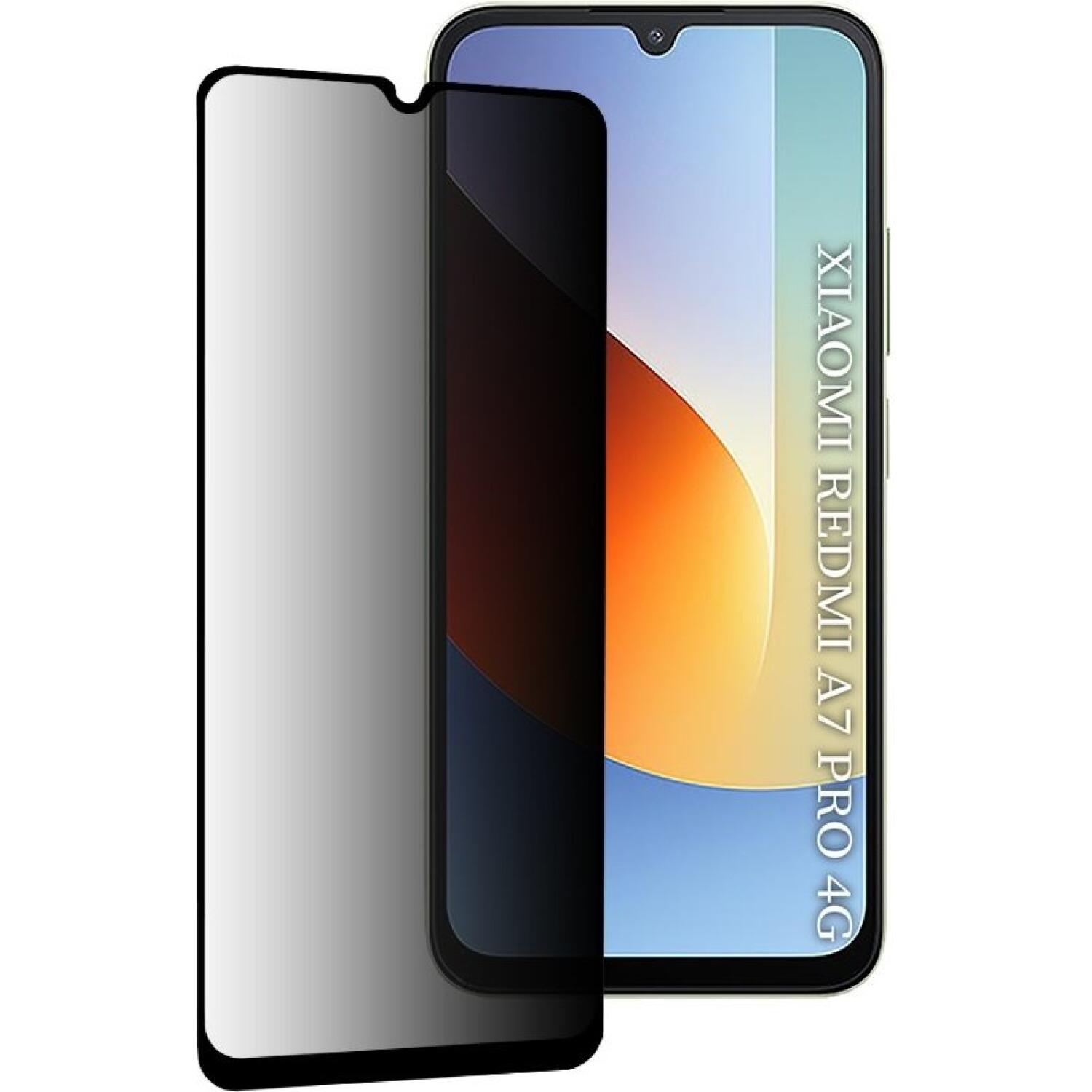 Tempered Glass Xiaomi Redmi A7 Pro 4G Techsuit 111D Privacy Full Glue Full Face Αντιχαρακτικό Γυαλί Προστασίας Απορρήτου Οθόνης Black
