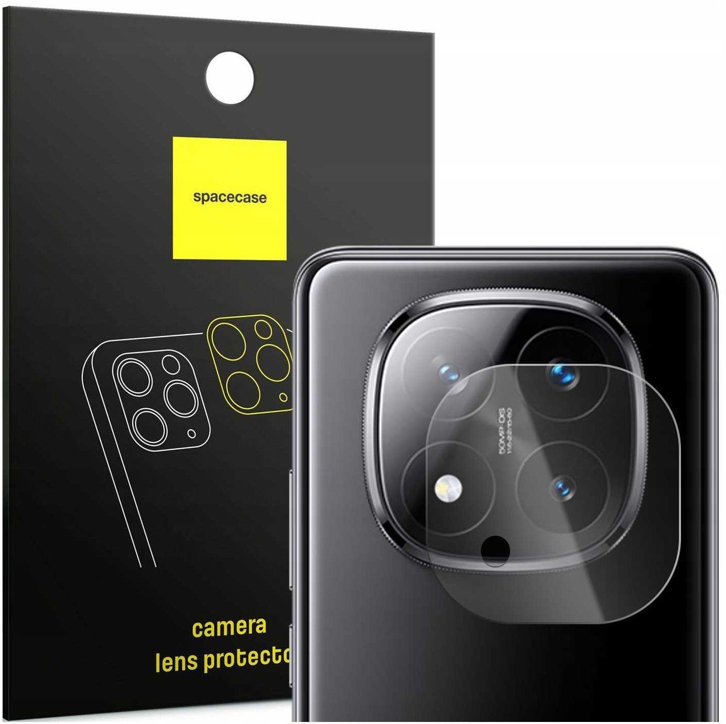 Tempered Glass Xiaomi Redmi Note 14 Pro Plus 5G Spacecase Camera Glass Lens Protector Αντιχαρακτικό Γυαλί Προστασίας για Φακό Κάμερας Transparent