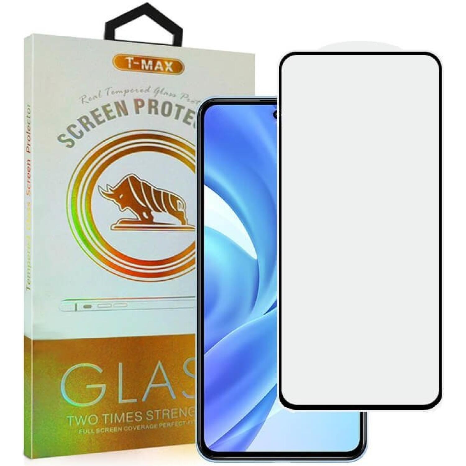 Tempered Glass Xiaomi Redmi Note 14S T-Max Premium Full Glue Αντιχαρακτικό Γυαλί Προστασίας Οθόνης - Black (5206015083013)