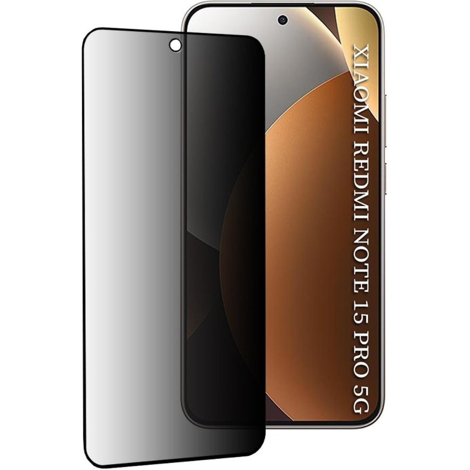 Tempered Glass Xiaomi Redmi Note 15 Pro 5G Techsuit 111D Privacy Full Glue Full Face Αντιχαρακτικό Γυαλί Προστασίας Απορρήτου Οθόνης Black